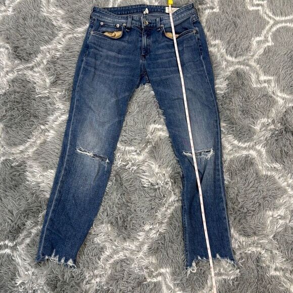 Rag and bone wide leg cute denim jeans size 25 - Picture 6 of 9